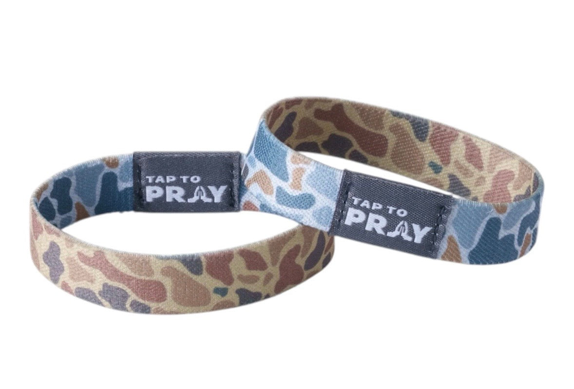 Tap to Pray® Two-Sided NFC Faith Wristband Bracelet - Multiple Styles & Colors