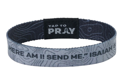 Tap to Pray® Two-Sided NFC Faith Wristband Bracelet - Multiple Styles & Colors