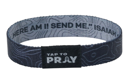 Tap to Pray® Two-Sided NFC Faith Wristband Bracelet - Multiple Styles & Colors