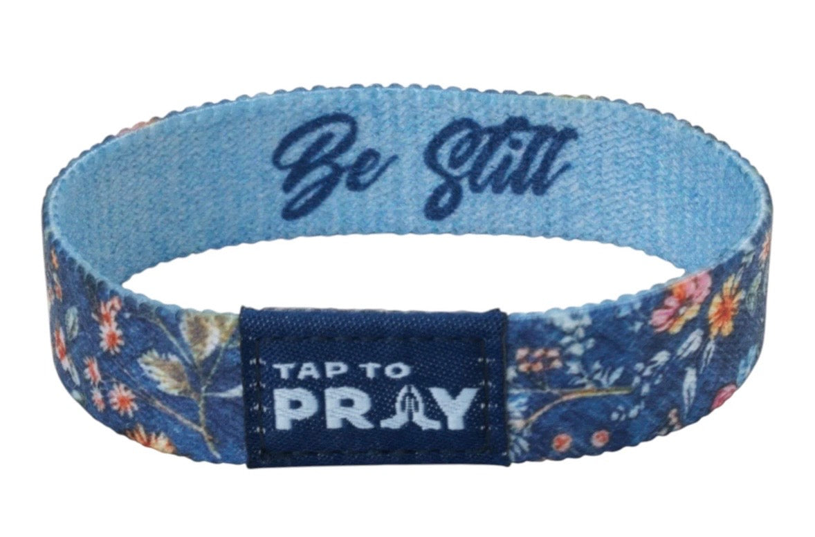 Tap to Pray® Two-Sided NFC Faith Wristband Bracelet - Multiple Styles & Colors