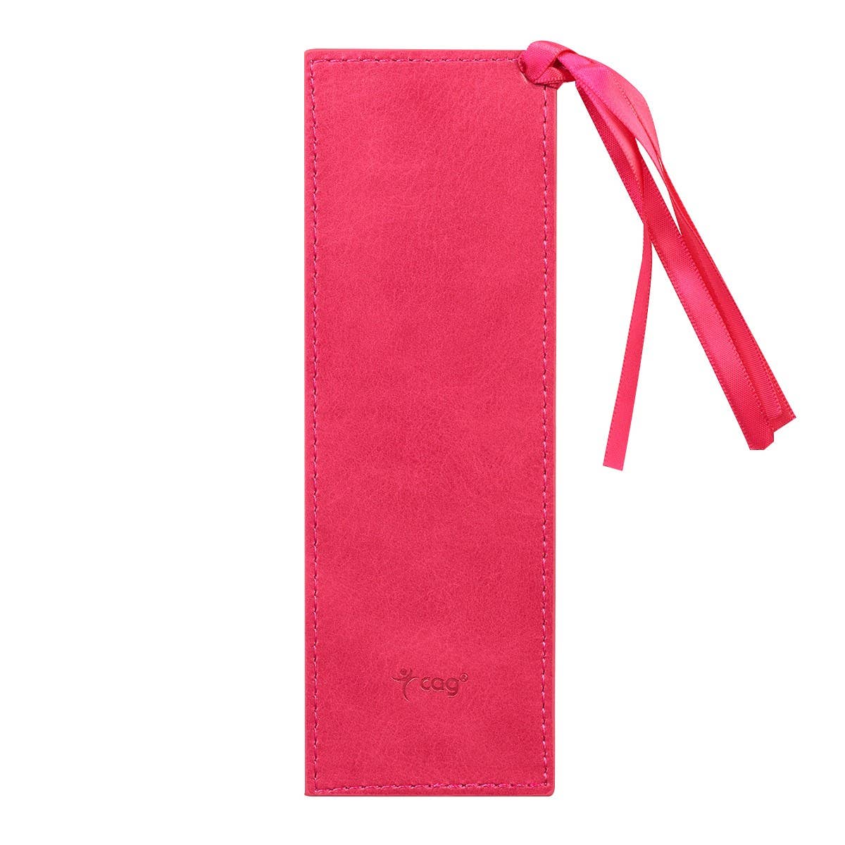 Bookmark Faux Leather Pink Faith Heb. 11:1