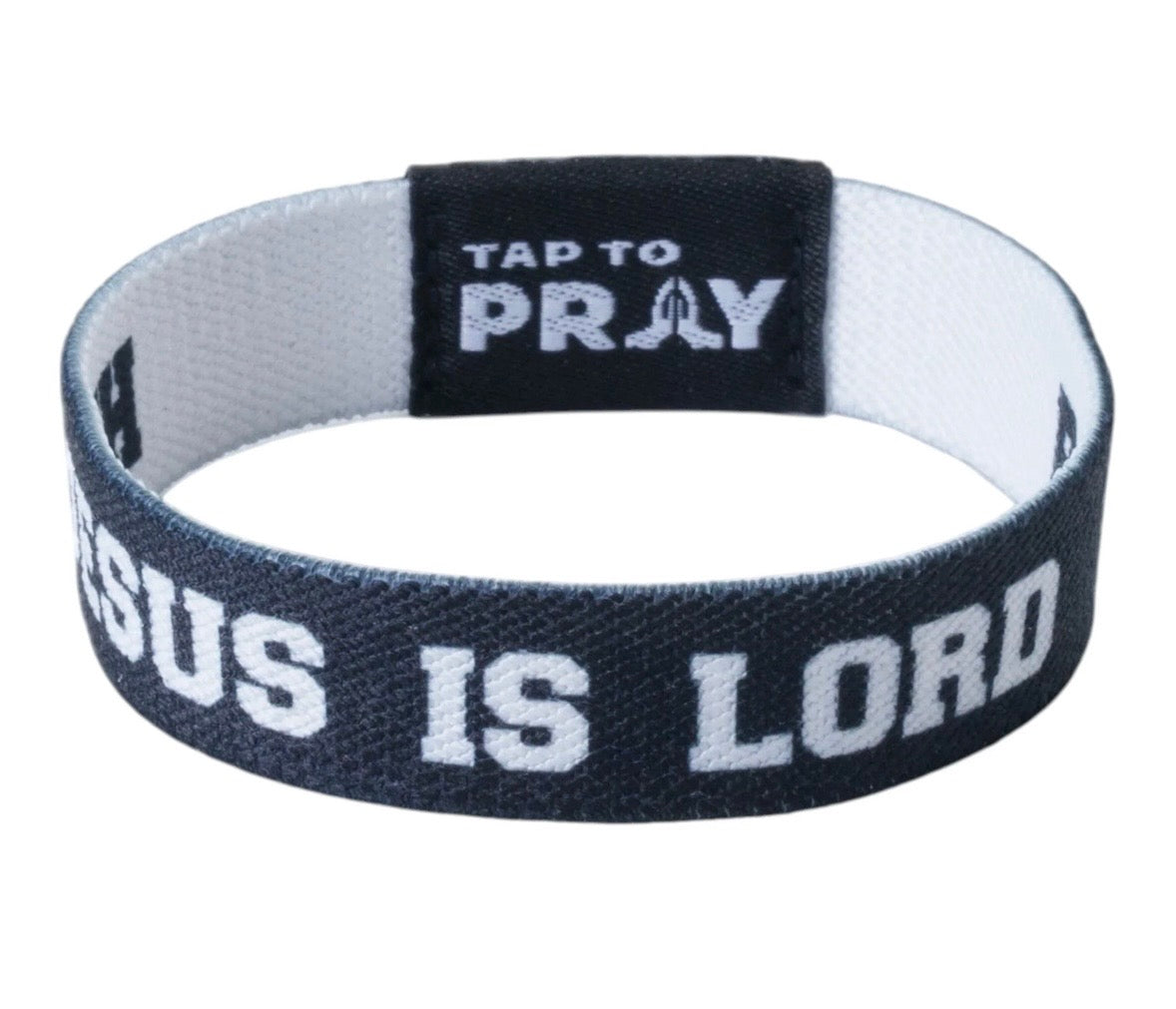 Tap to Pray® Two-Sided NFC Faith Wristband Bracelet - Multiple Styles & Colors