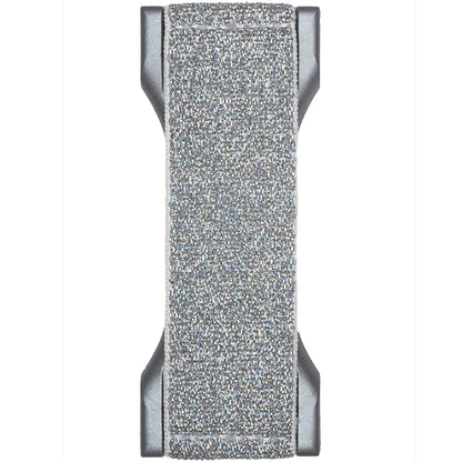 LoveHandle PRO - Silver Glitter Elastic with Kickstand