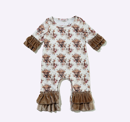 Clothing for Baby Girl - Autumn Highland Baby Romper