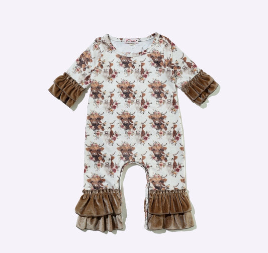 Clothing for Baby Girl - Autumn Highland Baby Romper