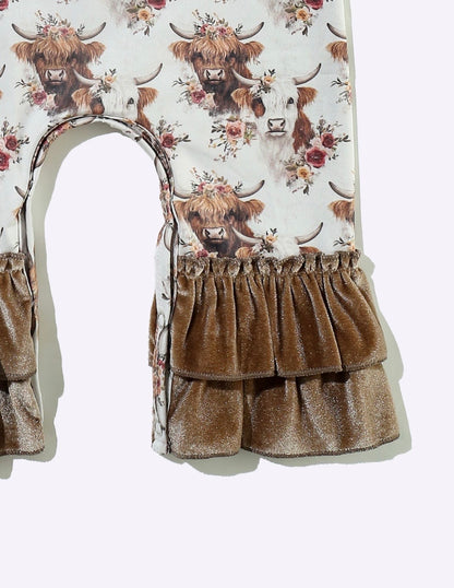 Clothing for Baby Girl - Autumn Highland Baby Romper