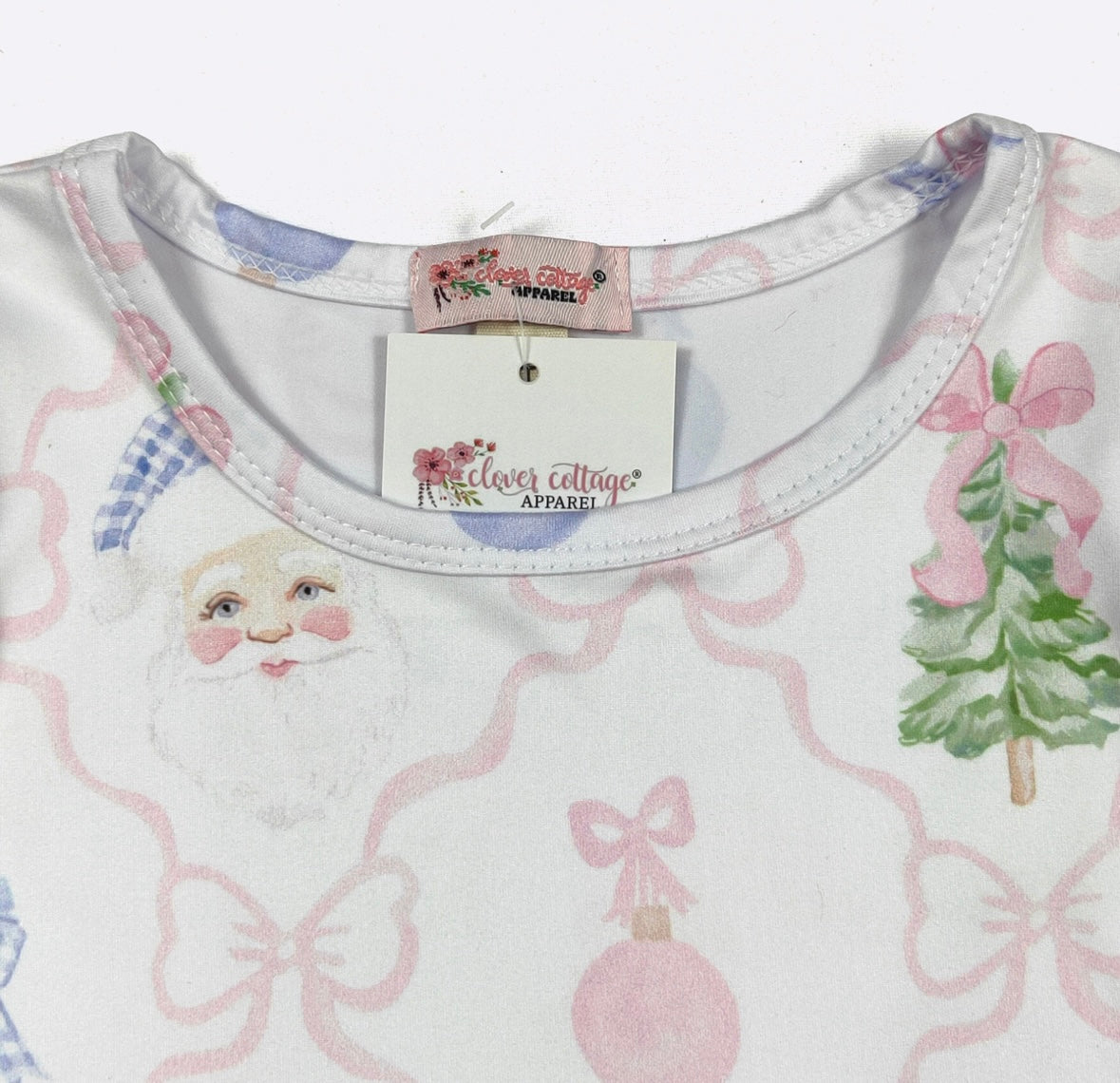 Clothing for Toddler Girl - Santa Gingham Girls Dress