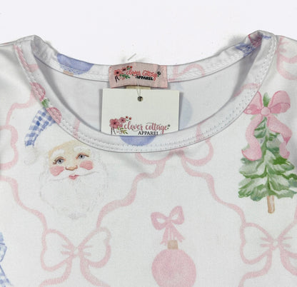 Clothing for Toddler Girl - Santa Gingham Girls Dress