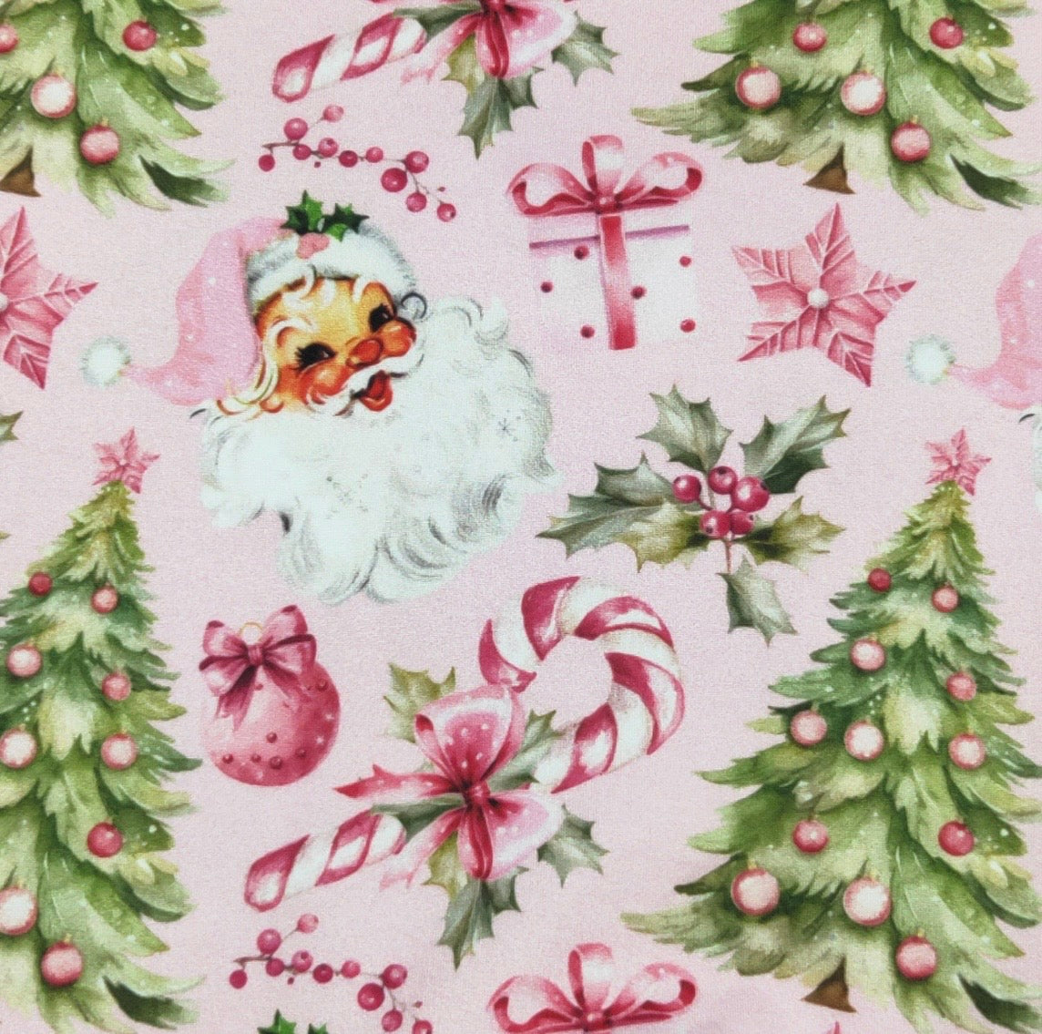 Clothing for Baby Girl - Pink Christmas Baby Romper