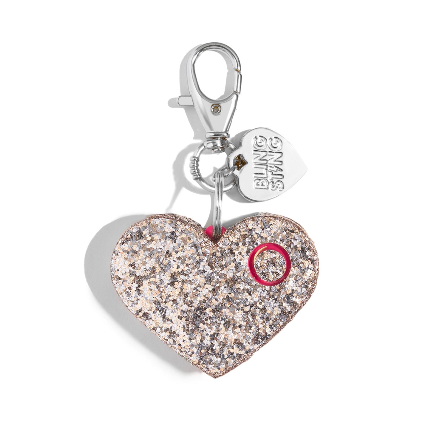 BlingSting Safety Alarm | Confetti Glitter Heart - Available in 3 colors