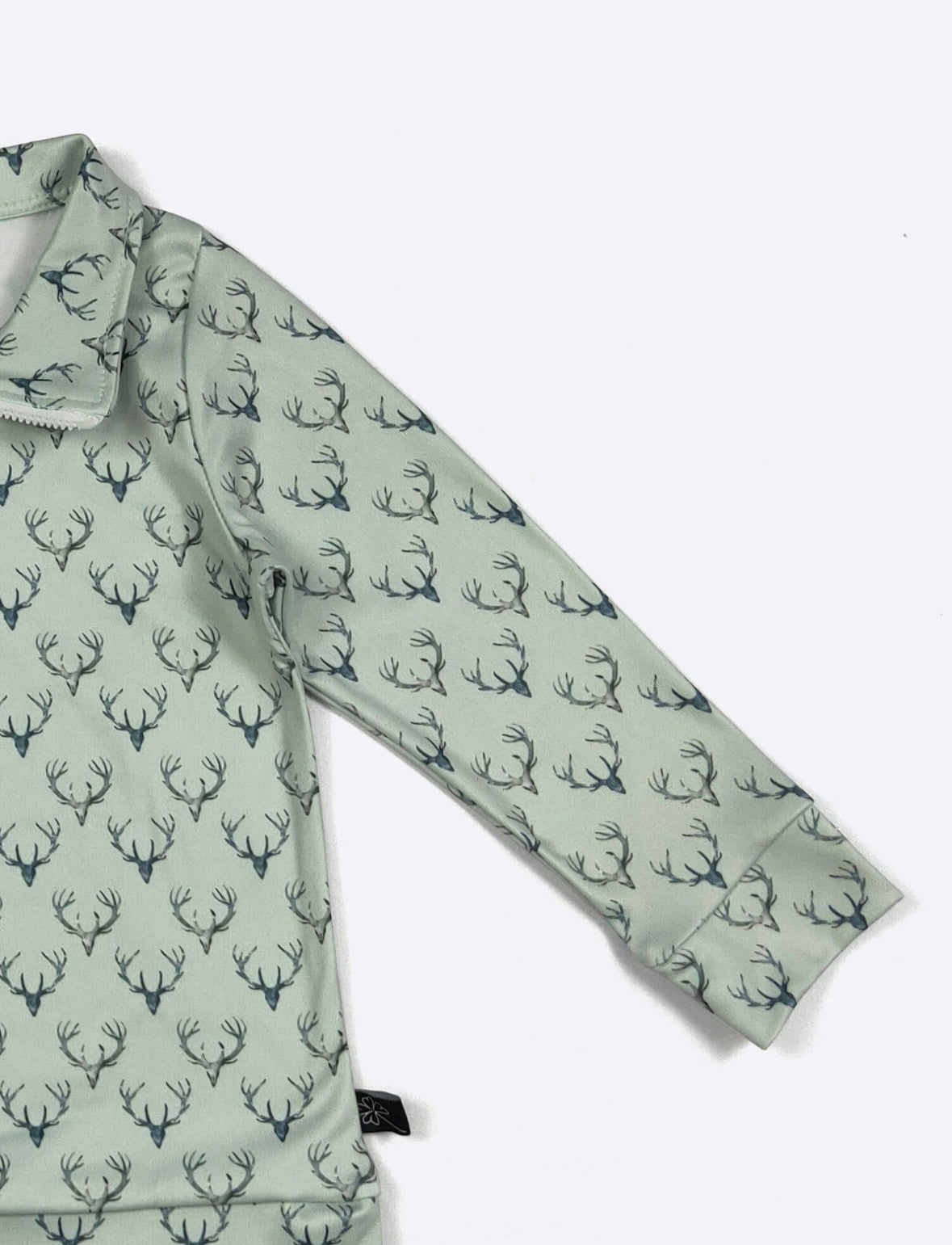 Clothing for Toddler Boy - Sage Deer Boy Quarter Zip Shirt