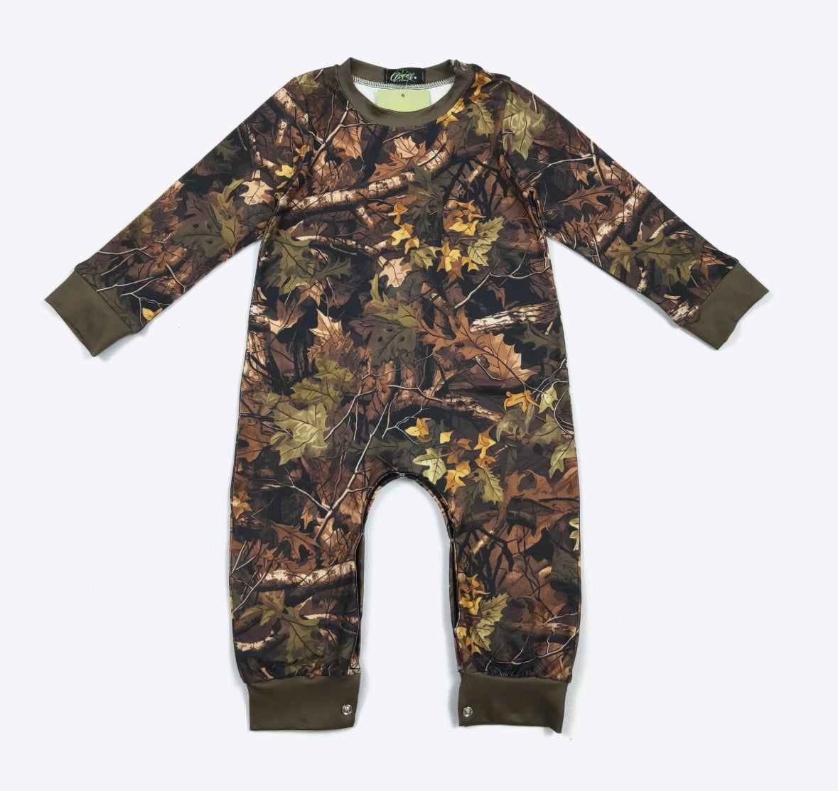 Clothing for Baby Boy - Leafy Camo Boy Romper