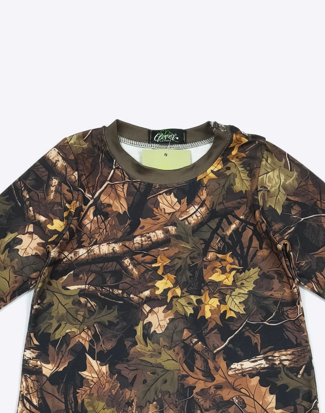 Clothing for Baby Boy - Leafy Camo Boy Romper