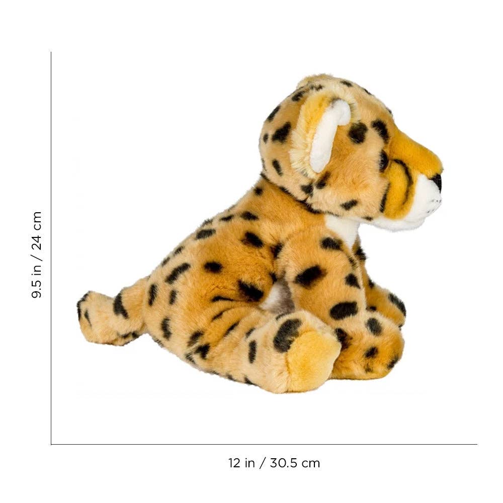 12" Stuffed Cheetah