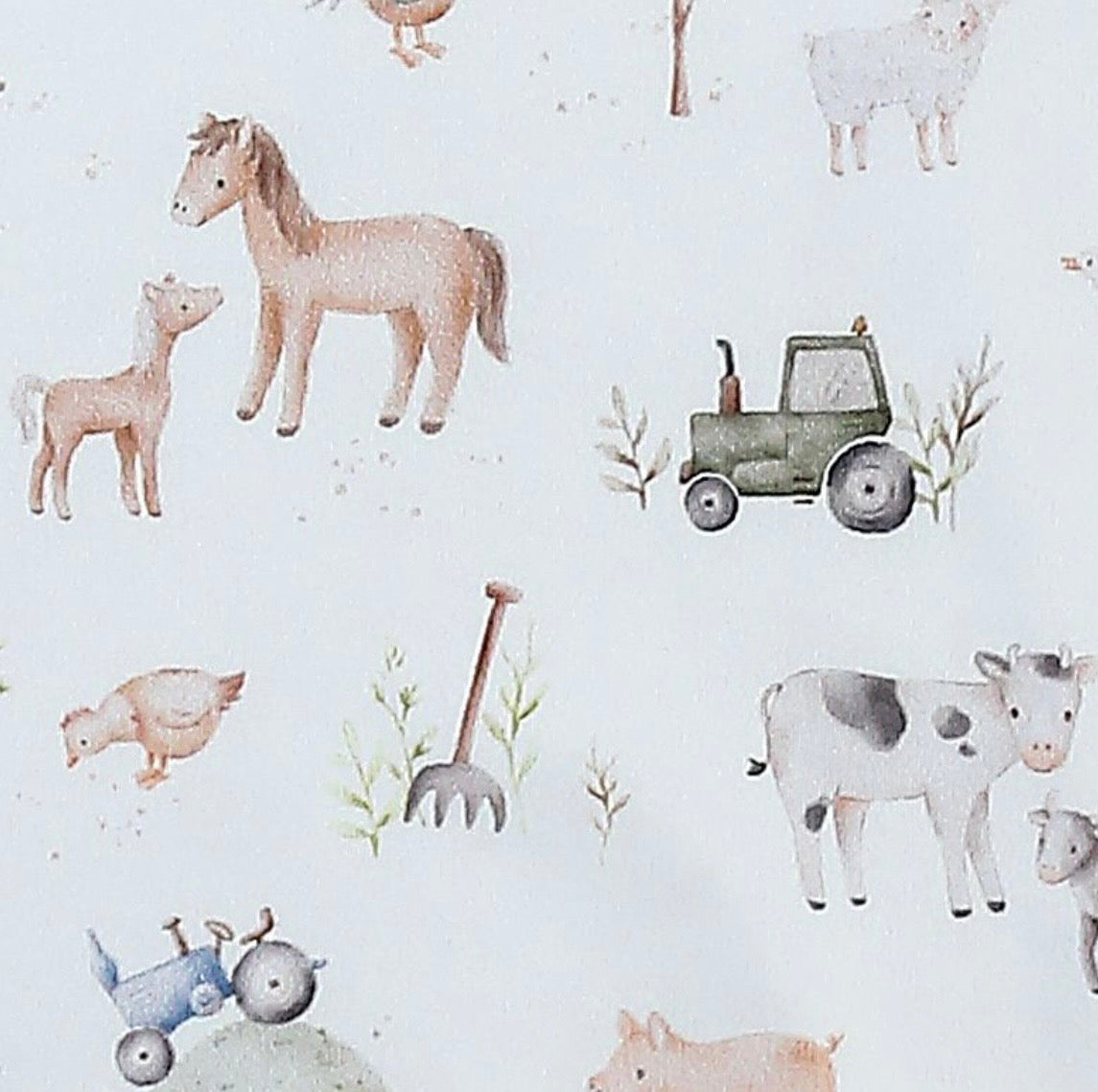 Clothing for Baby Boy- LS Mini Farm Boy Romper