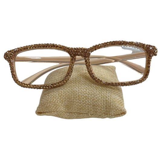 Bling Bling!! Champagne Rhinestone Reading Glasses