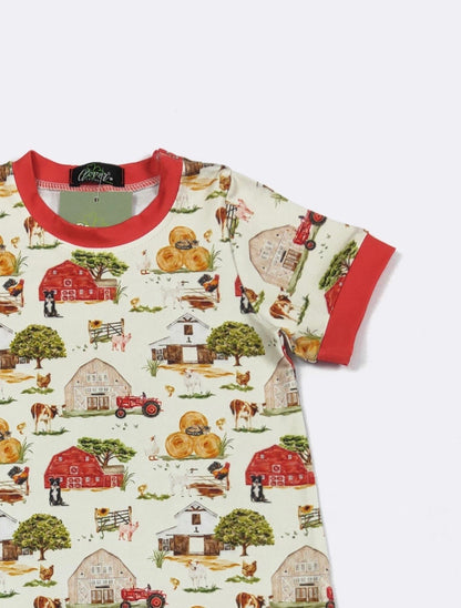 Clothing for Baby Boy - Barnyard Boy Romper