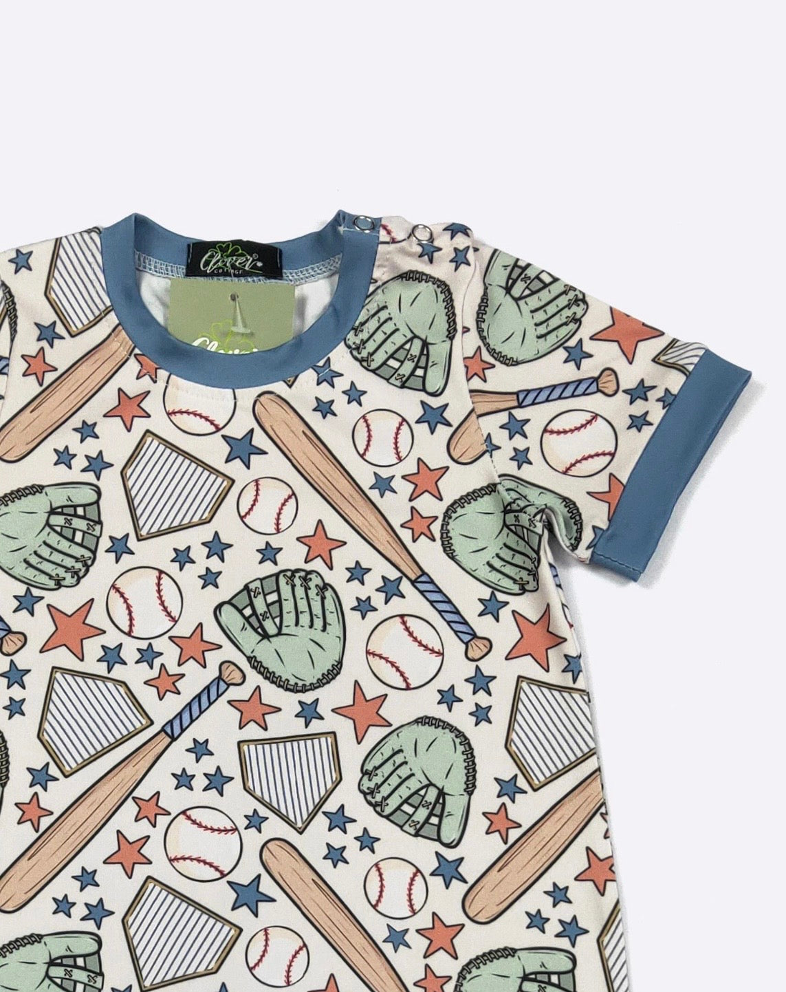 Clothing for Baby Boy - Baseball Collage Boy Romper