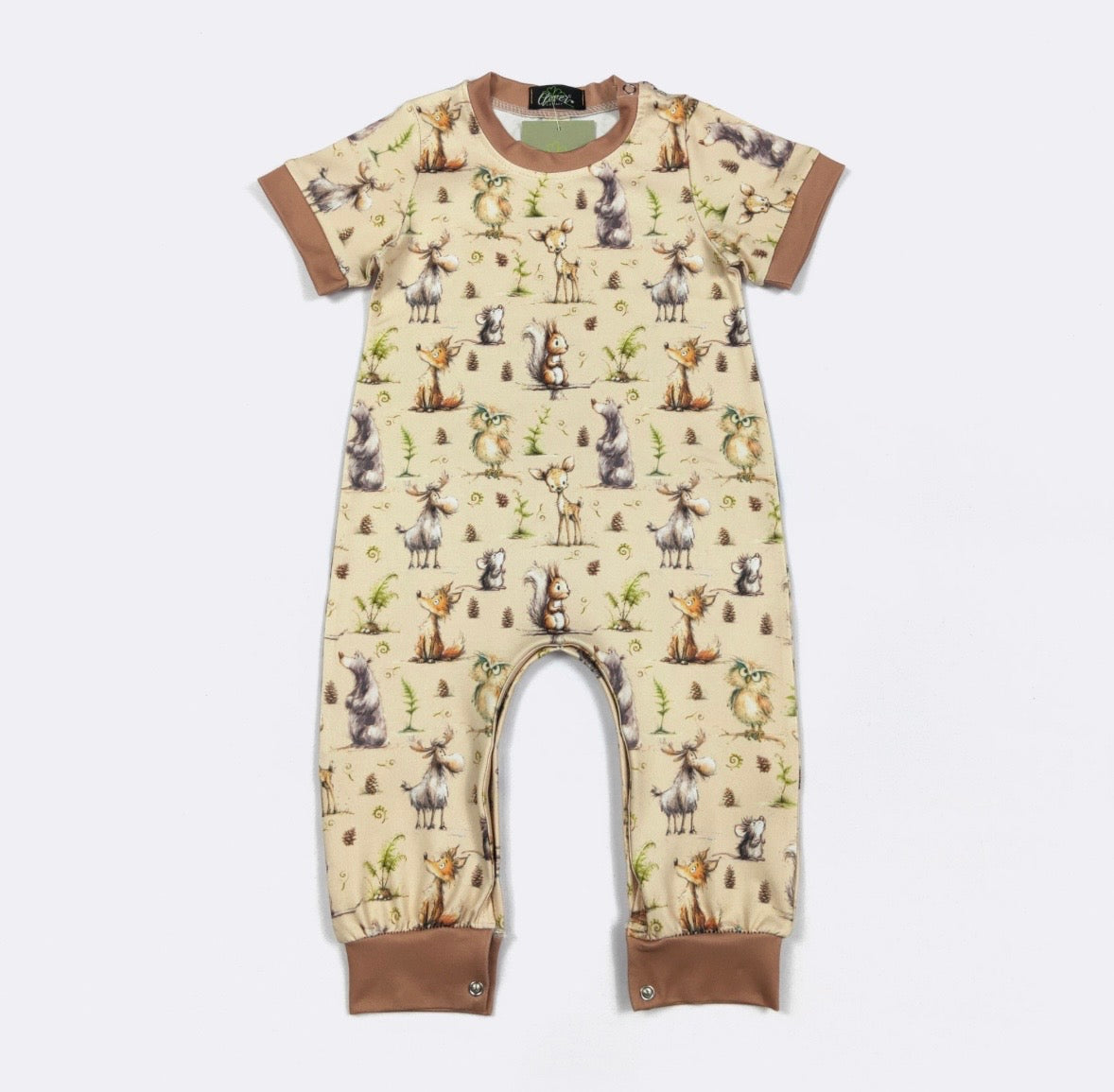 Clothing for Baby Boy - Forest Critters Boy Romper