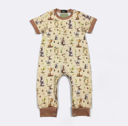 Clothing for Baby Boy - Forest Critters Boy Romper