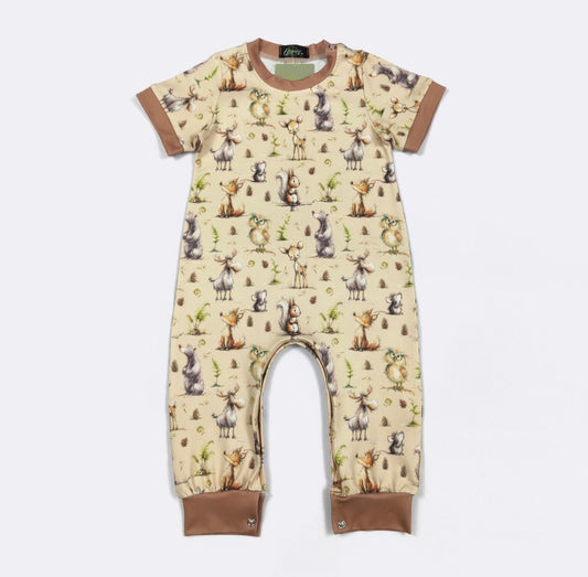 Clothing for Baby Boy - Forest Critters Boy Romper