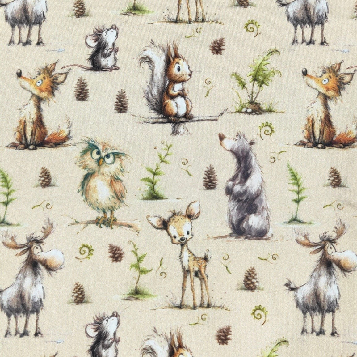 Clothing for Baby Boy - Forest Critters Boy Romper