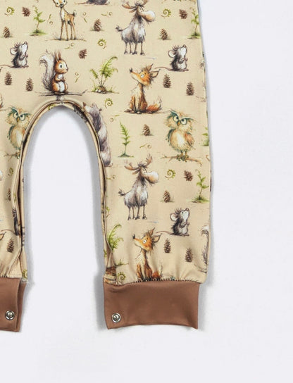 Clothing for Baby Boy - Forest Critters Boy Romper
