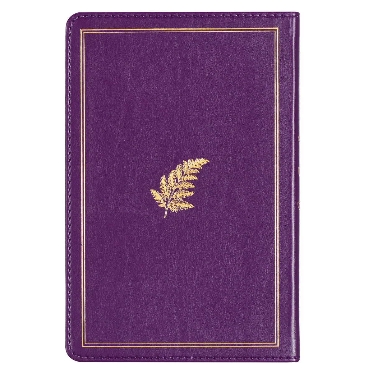 Praying the Psalms Purple Faux Leather Prayer Book
