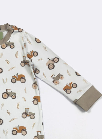 Clothing for Baby Boy - Harvest Tractor Boy Romper