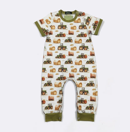 Clothing for Baby Boy - Hay Bale Boy Romper