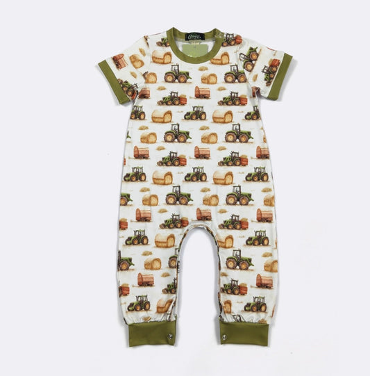 Clothing for Baby Boy - Hay Bale Boy Romper