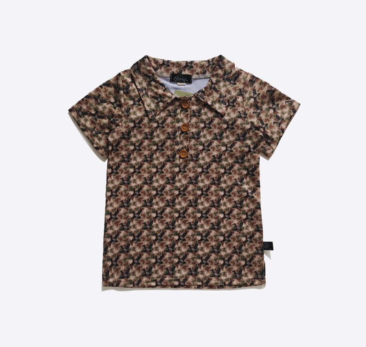 Clothing for Toddler Boy - Camo Duck Boy Collar Shirt