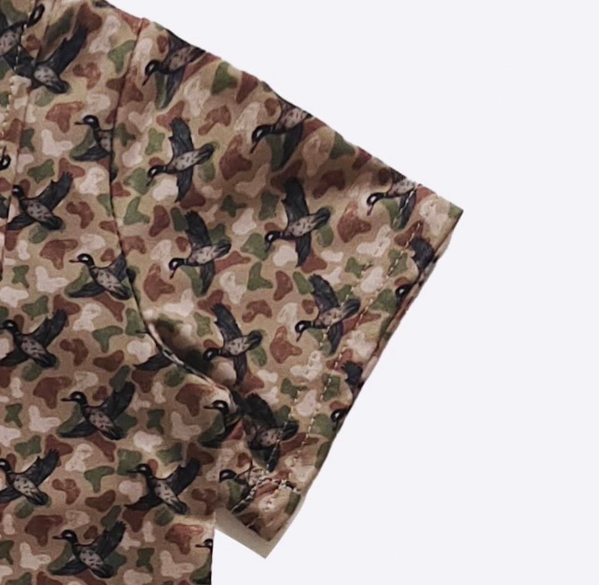 Clothing for Toddler Boy - Camo Duck Boy Collar Shirt