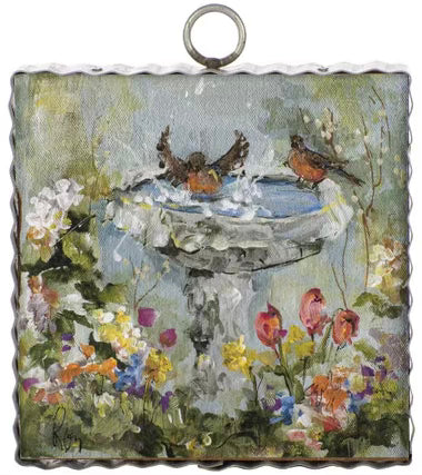 Decor - RTC Gallery Mini Bird Bath Time Print