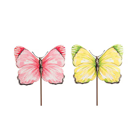 Decor - RTC Gallery Medium Butterflies available in pink and yellow