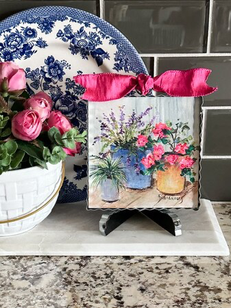 Decor - RTC Gallery Mini Rozie’s Table Flower Pots Print