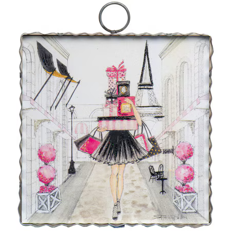 Decor - RTC Gallery Mini French Shopping Spree Print