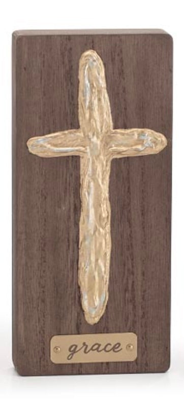 BB - Wooden Cross Shelf Sitter available in three styles and sizes