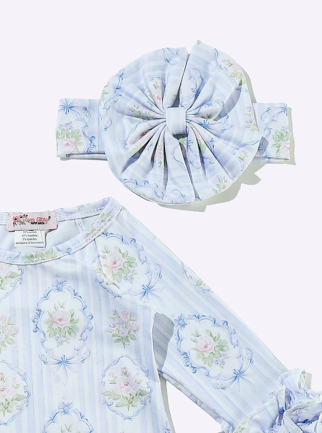Clothing for Baby Girl - Parisian Blue Baby Gown