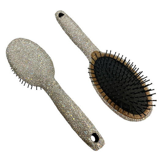 Bling Bling Silver AB Rhinestones Hair Brush