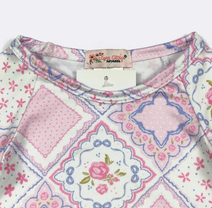 Clothing for Baby Girl - Quilted Rose Baby Gown