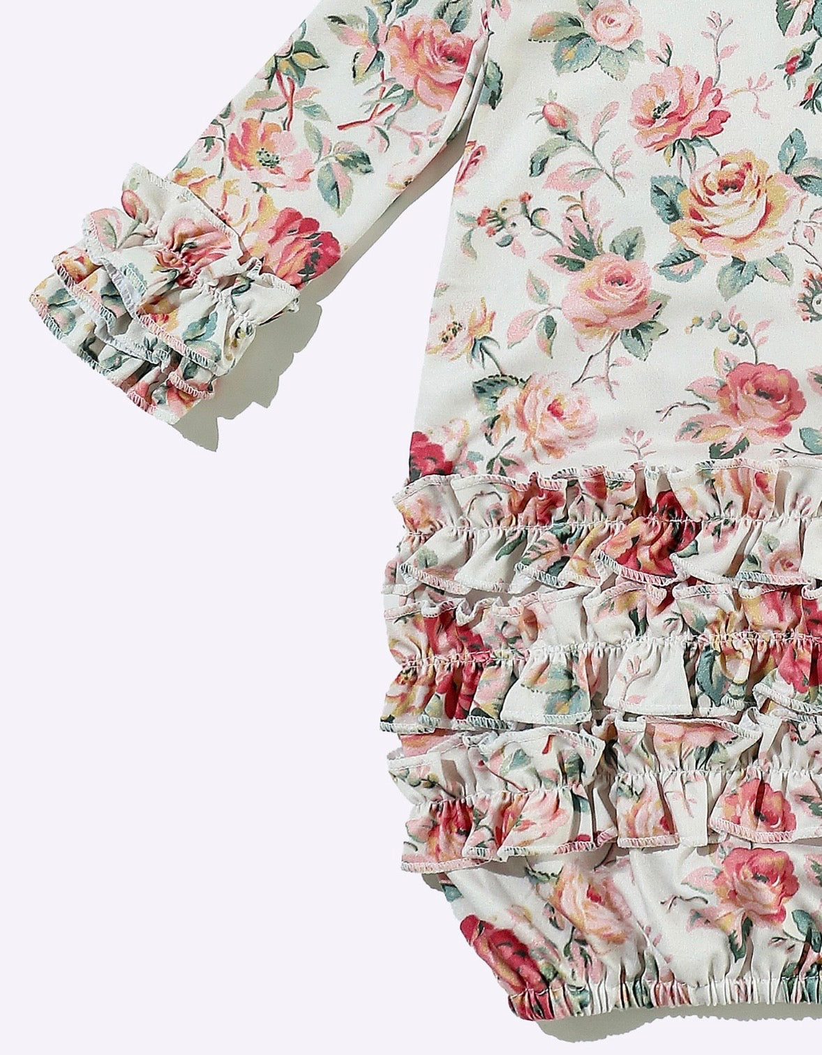Clothing for Baby Girl - Scattered Rose Baby Gown