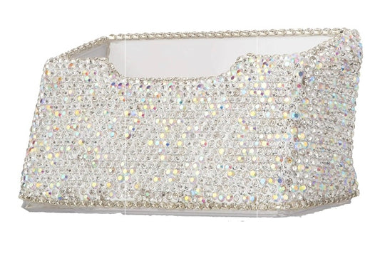 Bling Bling!! Silver AB Rhinestone Business Card Holder