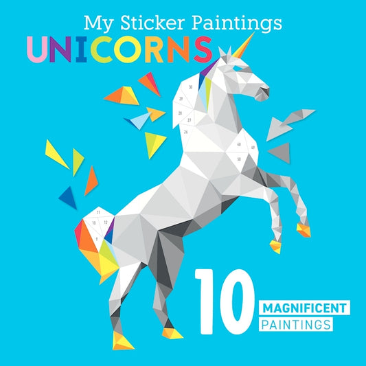 My Sticker Paintings: Unicorns - Children's Activity Book