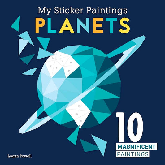 My Sticker Paintings: Planets - Children's Activity Book