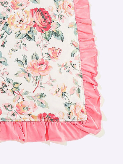 Baby Blanket - Scattered Rose Blanket