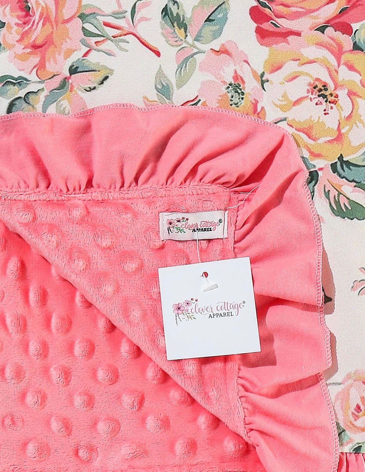 Baby Blanket - Scattered Rose Blanket