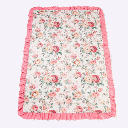 Baby Blanket - Scattered Rose Blanket