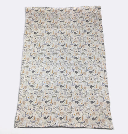 Baby Blanket - Safari Silhouette Blanket