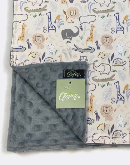 Baby Blanket - Safari Silhouette Blanket